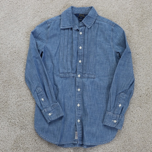 Polo Ralph Lauren Other - Polo Ralph Lauren girls denim top size 10